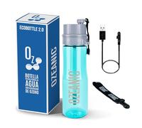 Ozeanic - Bottiglia purificatrice d'Acqua ad Alta capacità per Bere Acqua Pulita in Qualsiasi Momento e Luogo (750, Turchese)