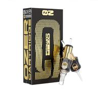 OZER Cartucce per tatuaggi - #1215RM (0,30 mm) 20 aghi monouso per tatuaggi con cartucce di sicurezza a membrana per tatuaggio rotondo Liner