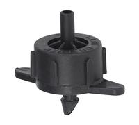 Ozgkee 100 Pz Gocciolatore 4mm Compensazione della Pressione Uniforme Che Scorre PP Irrigazione Irrigazione Gocciolatore Emettitore per Grandi Terreni (4L Nero)