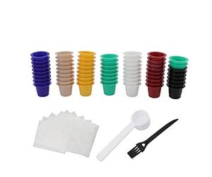 Ozgkee 60 Pz Capsula di caffè Monouso Riutilizzabile Tazza con Filtro a Capsula di caffè per Nespresso Cafe Latte tè