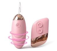 Oziral Ovetto Vibrante con Telecomando Vibratore per Donna e Coppie - 12 Modalità Vibratore Clitoride e Punto G Toys Sessuali per Donna Oviettivo Vibrante Donna Sex Toy con Comando a Distanza Rosa