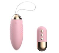 Oziral Vibratore con telecomando, calore, stimolazione del punto G e del clitoride, sex ball telecomandato, sex toy per coppie e donne, uovo vibrante ricaricabile, rosa