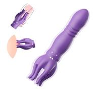 Oziral Vibratore per donna - Massaggiatore a forma di polpo con diverse velocità - Flessibile, impermeabile e ultra silenzioso per un piacere sensuale