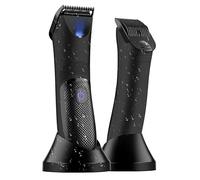 OZK Trimmer dei capelli del corpo per gli uomini elettrico inguine capelli Trimmer ricaricabile palla rasoio Groomer Sostituibile lama in ceramica teste Waterp