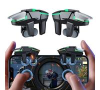 Ozkak Trigger Controller Joystick Accessori Grilletti 4 Triggers L1R1 L2R2, per COD mobile PUBG Compatibile con Telefono Smartphone iPhone Android Cellulare