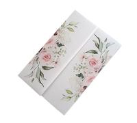 OZLCUA 50 pezzi di carta for invito a nozze in pergamena, involucro semitrasparente for la decorazione di una festa dolce(Color-25)