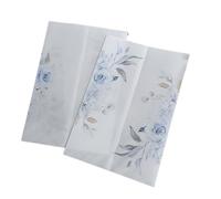 OZLCUA 50 pezzi di carta for invito a nozze in pergamena, involucro semitrasparente for la decorazione di una festa dolce(Color-31)