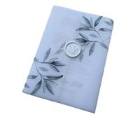 OZLCUA Involucro di pergamena a foglia verde adatto for un invito a nozze 5 X 7(50pcs)