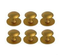 OZLCUA Maniglia Autoadesiva 6 pezzi Maniglie for mobili senza trapano, maniglie adesive antiruggine in acciaio for, cassetti, porte della doccia, specchi(Gold)