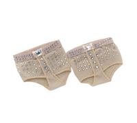 OZLCUA Perizoma per Danza Piede for Danza del Ventre, Protezione for Tallone con Strass, Calzini for Danza Classica, 1 Paio di Accessori for la Danza del Ventre Scarpe Danza Classica(Skin,37)