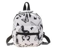 OZLCUA Zainetti Da Donna Mini borsa a tracolla da donna, alla moda e popolare, in nylon stampato, piccola, for la scuola(Color-02)