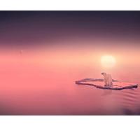 OZLHSP giochi per adulti puzzle 500 pezzi Animali degli orsi del Nord 52x38cm