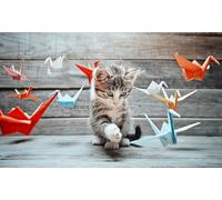 OZLHSP puzzle 500 pezzi napoli Gattini Animali 52x38cm