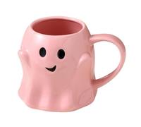 OZLMBERN Halloween Creative and Quirky Holiday Elf Ceramic Cup Easter Ghost Little Ghost Cup Creative Water Cup(B)