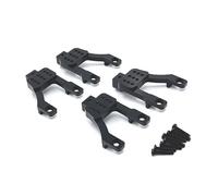 OZLZHJ Supporti ammortizzatori Anteriori e Posteriori in Metallo migliorati for Auto radiocomandata MN 1/12 MN128 MN86 G500(Svart)