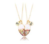 Ozmw 2PCS Collana dell'amicizia, Best Friends BFF Collana per Regalo di Compleanno per Migliori Amici