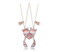 Ozmw 2PCS Collana dell'amicizia, Collana Pendente Amicizia per Regalo di Compleanno per Migliori Amici