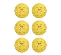 OZO Pickleball - Set di 6 Palline Outdoor, 40 Fori, Stampaggio ad Iniezione - Approvate USAPA