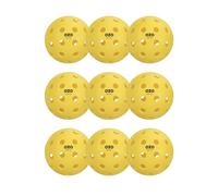 OZO Pickleball - Set di 9 Palline Outdoor, 40 Fori, Stampaggio ad Iniezione - Approvate USAPA