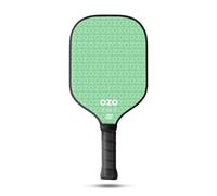 OZO Pickleball - Spark Energia Ritmo - Racchetta per Principianti, Potenza - Superficie in Fibra di Carbonio - Approvata USAPA (Verde)