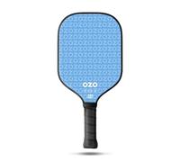 OZO Pickleball - Spark Energia Ritmo - Racchetta per Principianti, Potenza - Superficie in Fibra di Carbonio - Approvata USAPA (Blu)