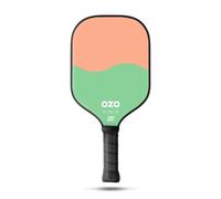OZO Pickleball - Spark Inceptra Gelato - Racchetta per Principianti, Controllo- Superficie in Fibra di Vetro- Approvata USAPA (Frangola&Pistacchio)
