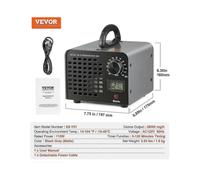 Ozone Generator 36000mg/h Ozone Machine Odor Remover with 0-120min Timer