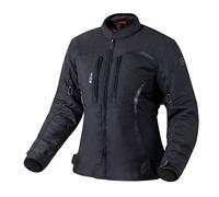 OZONE MOTO Delta IV Giacca da Moto Donna | Membrana impermeabile | Protezioni per Gomiti e Spalle | 3 Canali di Ventilazione | Elementi Riflettenti