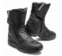 OZONE MOTO Rapid Stivali da Moto Uomo e Donna | Pelle PU | Membrana Hipora | Due Lunghe Cerniere | Punta, Tallone e Caviglia Rinforzati | Cuciture Doppie e Triple