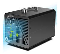 Ozongenerator 30000mg/h Industrieller Luftreiniger Ozongerät Ozongenerator Auto Tragbar O3 Ozongerät Schwarz Ozonisator mit 120-Minuten Timer für Zimmer, Autos, Rauch und