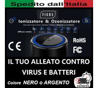 Ozonizzatore / Ionizzatore per auto e ambienti. Sanificatore d'aria Figo 5