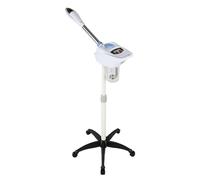 Ozono, vaporizzatore per sauna facciale, 220 V, mobile Vapozon, ozono, vaporizzatore per salone, spa, sauna facciale, vaporizzatore, bianco, altezza regolabile, per idratare e curare la pelle