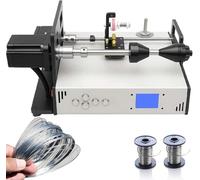 OZPPM Avvolgitrice Automatica, Avvolgitrice for Bobine di Amplificatori for Tubi di Cavi di Livello Industriale con Schermo LCD, for Filo Metallico, Lenza da Pesca, Filo di Seta