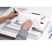 OZPPM Tavolo da Disegno A3, Tavolo da Disegno Grafico architettonico, con Sistema di misurazione a Movimento Parallelo e Angolo Regolabile, for Studenti di architettura