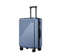 OZSSLJJ Bagaglio da viaggio leggero rigido a 4 ruote da 50,8 cm, bagaglio da lavoro per donne bagagli da portare avanti, Blu, 20" (51 cm)