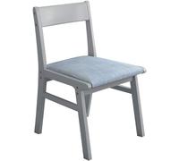 OZSSLJJ Sedie Da Pranzo In Legno Massello, Scrivanie E Sedie For La Casa In Cotone E Lino, Sedie For Il Tempo Libero For Camera Da Letto E Soggiorno(Beige)