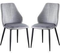 OZSSLJJ Set Di 2 Sedie, Comoda Sedia Con Schienale In Tessuto Tecnico, Sedia Multifunzionale For Il Tempo Libero For Hotel/ristorante/caffetteria(A)