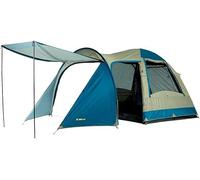 OZtrail Tasman 4 V Plus Dome Tent | Camping & Outdoor | Tents | Standard, Multicoloured | Spacious Interior, Versatile Entry, Water-Repellent Coating, Easy Access Doors, Light Attachment Point