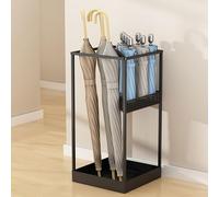 OZTYSGXM Portaombrelli Ingresso, Porta Ombrelli Design Moderno Metallo Portaombrelli Domestico Grande Capacità per Casa, Ufficio, Hotel, Portaombrelli Indipendente,Black