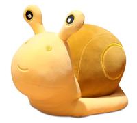 OZXVXZO Lumaca Peluche Cuscino a forma di lumaca gialla,Animali di Soffice Peluche,Giocattolo Kawaii Giallo Bambola Peluche Regalo di Compleanno per Ragazzi e Ragazze