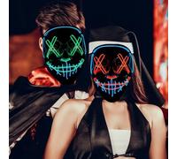 OZXVXZO Masques de Halloween, Masques intégraux colorés pour soirées rave. Accessoires de jeu de rôle, Masque d'horreur d'Halloween Convient pour les Festivals et fêtes de Cosplay -C