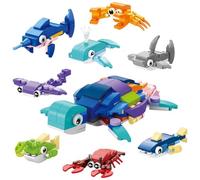 OZXVXZO Mini Blocchi da Costruzione per Bambini, 10 Pack Mini Blocchi da Costruzione per Animali, Party Favors per Pasqua Carnevale Natale