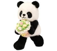 OZXVXZO Panda Peluche, Carino Stuffed Animale Giocattolo, Cuscino Bambola, Morbida Pelliccia Peluche Bambino, per Bambini Ragazzi Ragazza Compleanno Natale San Valentino
