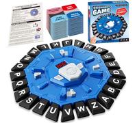 OZXVXZO Parole Gioco Tempesta, Gioco di Parole, lettere Premendo con Timer, Giochi di Società, Gioci di Famiglia per Feste per Bambini e Adulti, 2-8 Giocatori (Blu)