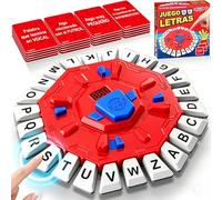 OZXVXZO Parole Gioco Tempesta, Gioco di Parole, lettere Premendo con Timer, Giochi di Società, Gioci di Famiglia per Feste per Bambini e Adulti, 2-8 Giocatori (Spagnolo)
