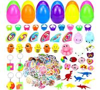 OZXVXZO Set Completo di Pasqua Giocattoli per Feste di Compleanno per Bambini Uova di Pasqua Gadget Compleanno Bambini,Pasqua Assortiti Regalo Gadget Carnevale,per Classe Premi Compleanno Festa