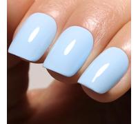 Ozzeal Smalto Semipermanente Unghie Blu, 15ML Blu Chiaro Smalti Semipermanenti Per Unghie Manicure D'avviamento All'arte Gel Nail Polish Primavera Estate Smalto Gel