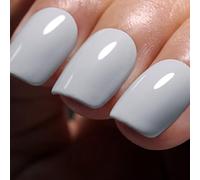 Ozzeal Smalto Semipermanente Unghie Grigio, 15ML Grigio Chiaro Smalti Semipermanenti Per Unghie Manicure D'avviamento All'arte Smalto Gel Unghie UV Autunno Inverno Gel Nail Polish Per Donne