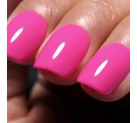 Ozzeal Smalto Semipermanente Unghie Rosa, 15ML Rosa Caldo Smalti Semipermanenti Per Unghie Manicure D'avviamento All'arte Smalto Gel Unghie UV Autunno Inverno Gel Nail Polish Per Donne
