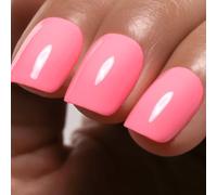 Ozzeal Smalto Semipermanente Unghie Rosa, 15ML Rosa Corallo Chiaro Smalti Semipermanenti Per Unghie Manicure D'avviamento All'arte Gel Nail Polish Luminoso Primavera Estate Smalto Gel